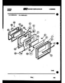 Upper door parts