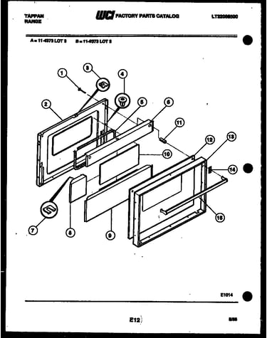 Lower door parts