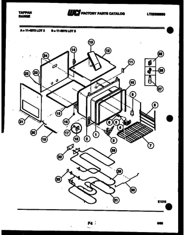 Oven body parts