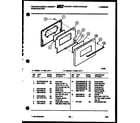 Tappan 11-1553-57-04 door parts diagram
