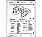 Tappan 11-6553-57-04 door parts diagram