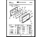 Tappan 11-6653-57-04 door parts diagram