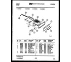 Tappan 30-2528-23-03 broiler drawer parts diagram