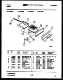 Broiler drawer parts