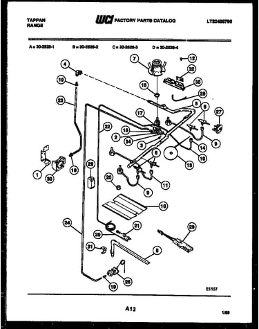 Burner, manifold and gas control