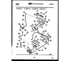 Tappan 30-3978-00-04 burner, manifold and gas control diagram