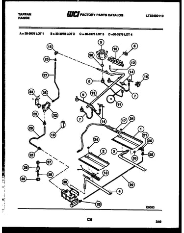Burner, manifold and gas control