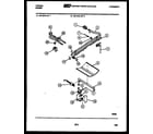 Tappan 32-1018-23-01 burner, manifold and gas control diagram