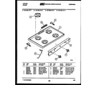 Tappan 32-1048-00-02 cooktop parts diagram