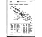 Tappan 32-1048-66-04 broiler drawer parts diagram