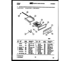 Tappan 32-1118-00-01 broiler drawer parts diagram