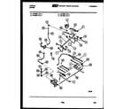Tappan 30-3987-00-04 burner, manifold and gas control diagram