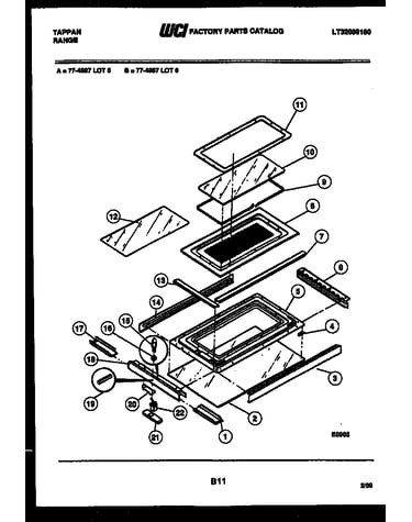 Top door parts