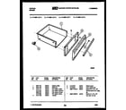 Tappan 77-4957-23-05 drawer parts diagram