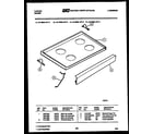 Tappan 31-7648-66-06 cooktop parts diagram