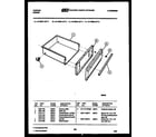 Tappan 31-7648-66-06 drawer parts diagram