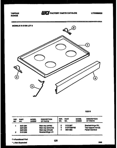 Cooktop parts