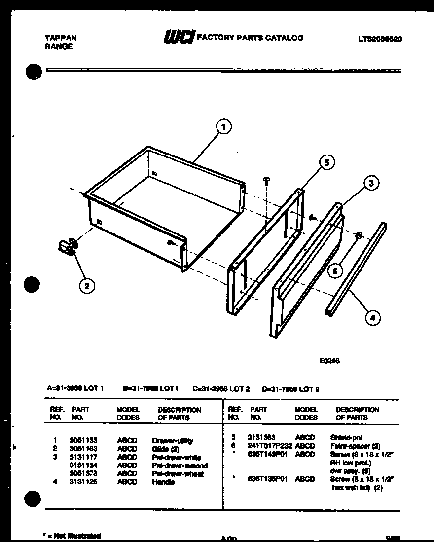 DRAWER PARTS