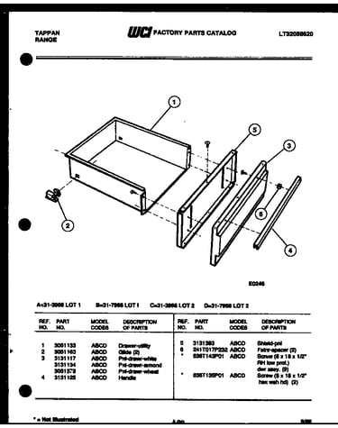 Drawer parts