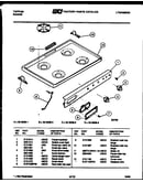 Cooktop and control parts