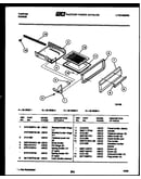 Broiler drawer parts