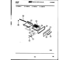 Tappan 76-4667-08-01 broiler drawer parts diagram