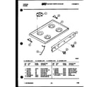 Tappan 30-2238-66-04 cooktop parts diagram