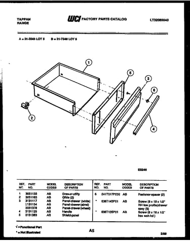 Drawer parts