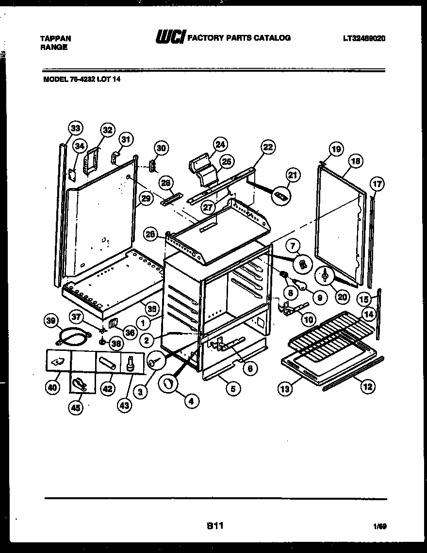 OVEN BODY PARTS