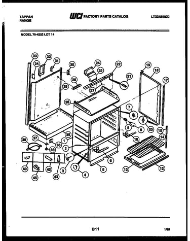Oven body parts