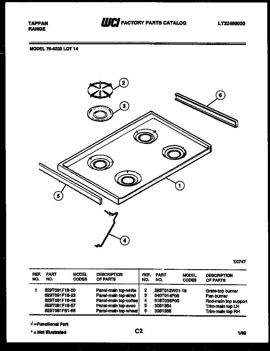 COOKTOP PARTS