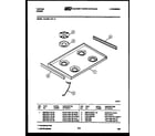 Tappan 76-4232-45-14 cooktop parts diagram