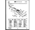 Tappan 76-4232-45-14 broiler drawer parts diagram