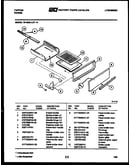 Broiler drawer parts