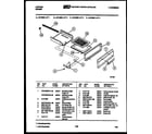 Tappan 30-3658-00-04 broiler drawer parts diagram