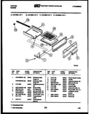 Broiler drawer parts