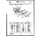 Tappan 30-2138-00-04 door parts diagram