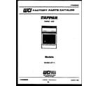 Tappan 30-2022-00-11 cover page diagram
