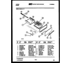Tappan 30-2022-00-11 broiler drawer parts diagram