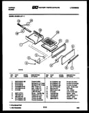 Broiler drawer parts