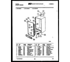 Tappan 98-1348-00-02 cabinet parts diagram