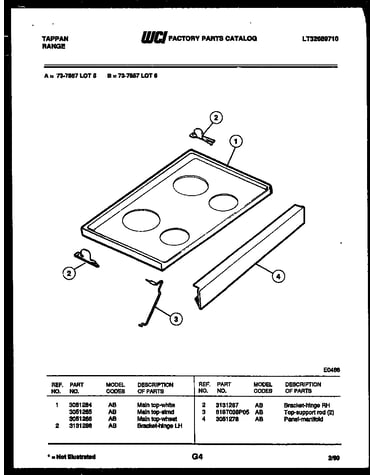 Cooktop parts