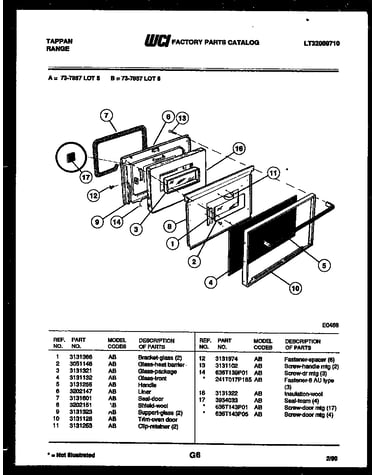 Lower door parts