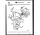 Tappan 30-7347-66-03 burner, manifold and gas control diagram