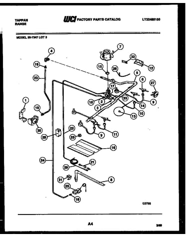 Burner, manifold and gas control
