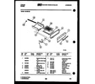 Tappan 30-2528-00-05 broiler drawer parts diagram
