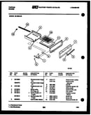 Broiler drawer parts