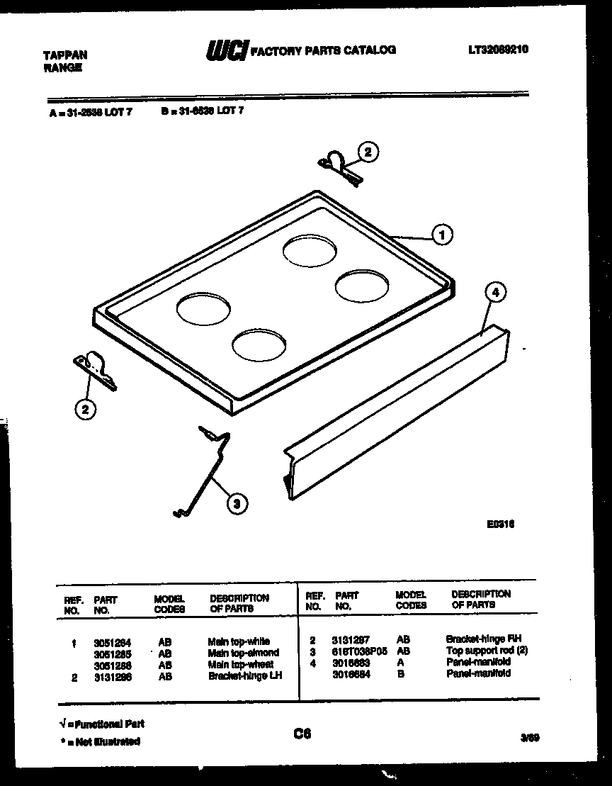 COOKTOP PARTS