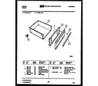 Tappan 31-2538-66-07 drawer parts diagram