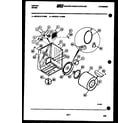 Tappan 47-2828-23-01 cabinet and component parts diagram